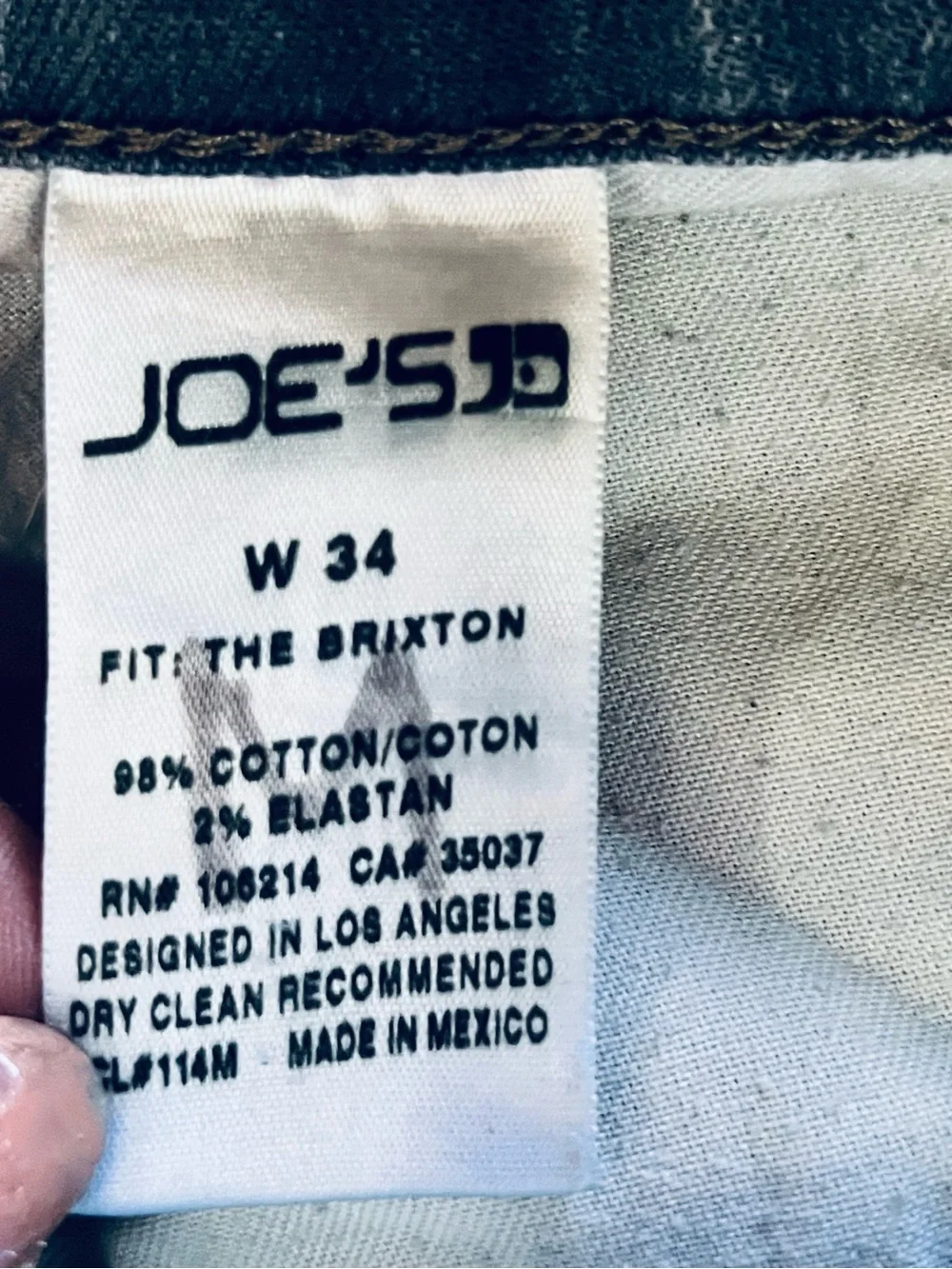 Joe's Jeans Men's Bootcut Light Blue Washed Denim